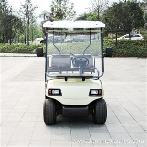 Golf cart front windshield panel plastic flat panel